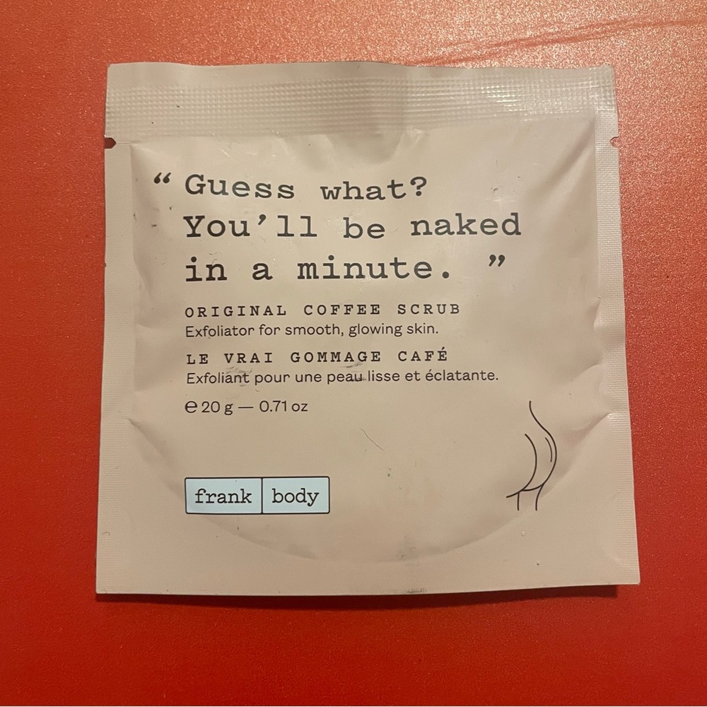 5 for $25! Frank Body Original Coffee Scrub